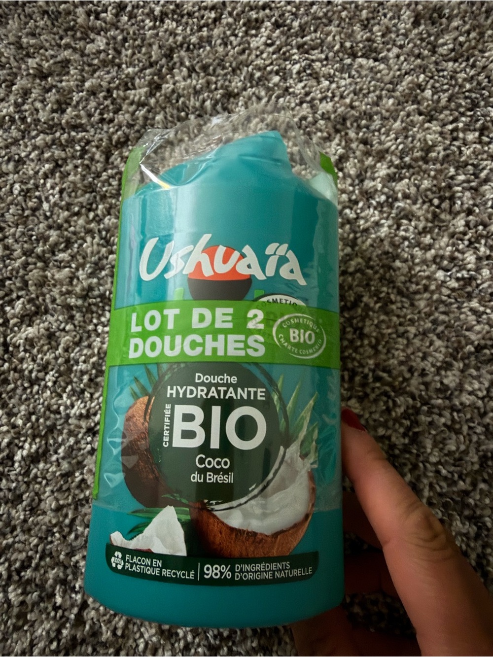 Pack of 2 - Ushuaïa Hydrating Shower Gel Duo - Teal with Green Accents